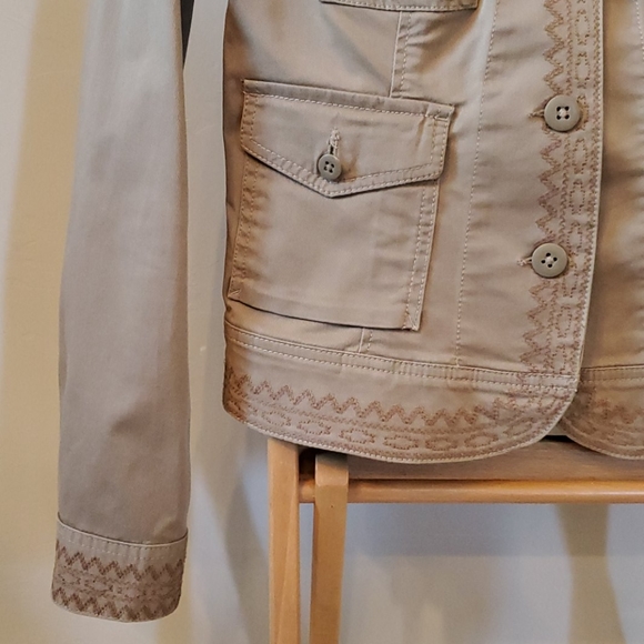 LUCKY BRAND Khaki Denim Jacket - Picture 10 of 10